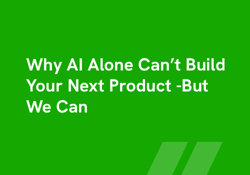 AI Alone Can’t Build
