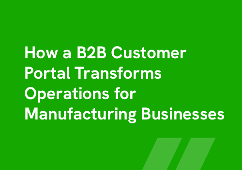 B2B Customer Portal