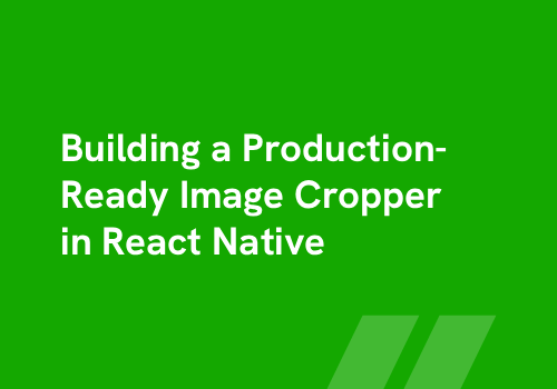 Building a Production